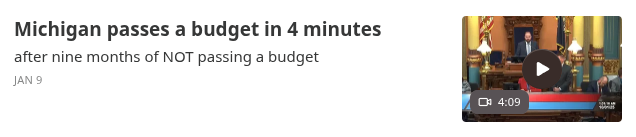 a late rush to budget