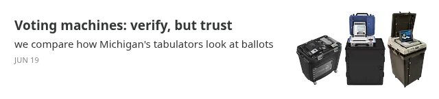 How a voting machine sees a ballot